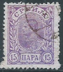 Serbia, Sc #42, 15p Used