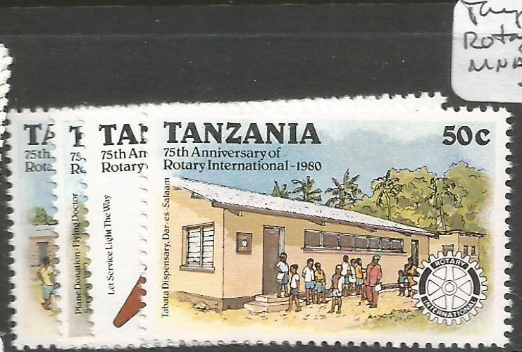 Tanzania Rotary SG 278-91 MNH (9cis)