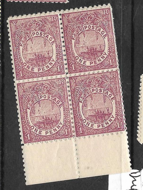 FIJI ISLANDS (PP1309B)  1D  SG101 BL OF 4  MNH