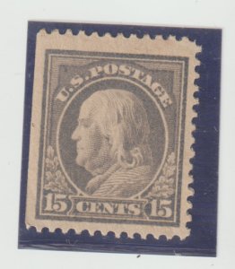 US Scott #418 M/H/F, perf 12, wmk 190 CV. $77.50