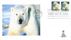 Polar Bear FDC, #3, from Toad Hall Covers!