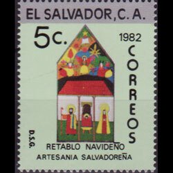 SALVADOR 1982 - Scott# 950 Christmas Set of 1 NH