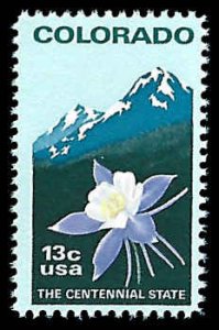 PCBstamps   US #1711 13c Colorado Statehood, MNH, (27)