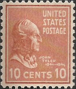 # 815 MINT NEVER HINGED ( MNH ) JOHN TYLER
