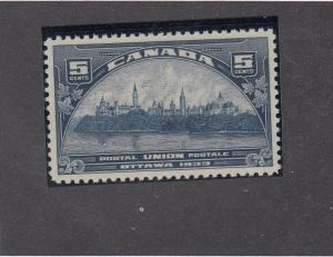 CANADA # 202  VF-MNH  5cts PARLIAMENT BUILDINGS UPU MEETING 1933  CAT VALUE $32