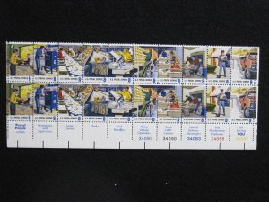 US - SCOTT 1489-1498 - PLATE# BLOCK 20 - MNH - CAT VAL $ 14.00