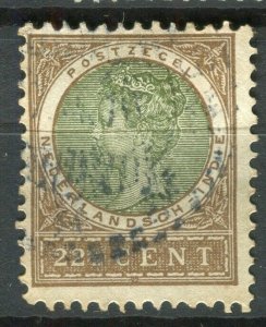 DUTCH INDIES 1902 early Wilhelmina issue fine used 22c. value