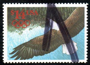 US #2542 VF+ used, $14 Eagle in flight, fresh color!