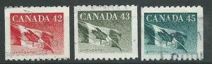 Canada #1394-96    used VF  PD