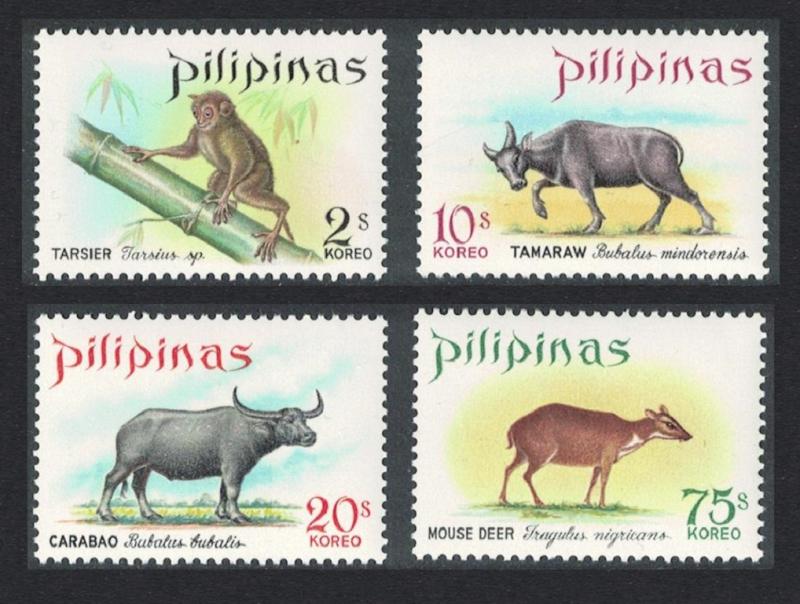 Philippines Wild Animals 4v SG#1088-1091