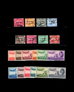 VINTAGE: EGYPT 1875-50'S ASST OGNH, LH ,USD LSCOTT # ASST $178 LOT #1800MUD