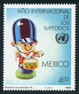 Mexico 1239 block/4,MNH.Michel 1752. International Year of the Disabled IYD-1981