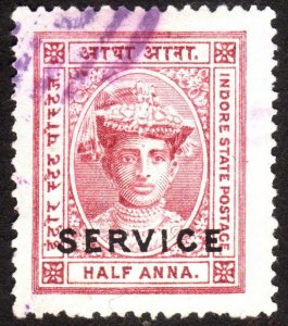 1904, Indore 1/2A, Used, Sc O1