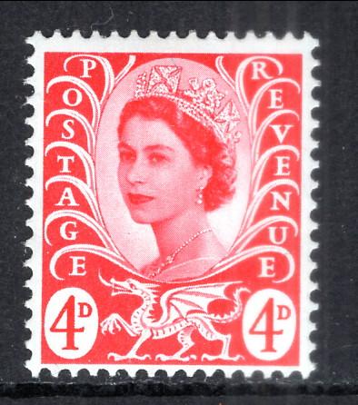 Great Britain Wales and Monmouthshire 10 MNH VF