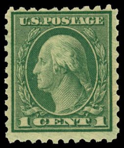 US Sc 543 F-VF/MH -1921 1¢ Washington Perf 10 - Rotary Press