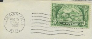 US used #987  American Bankers Association.  postmark on piece. (1952)