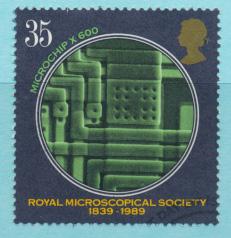 Great Britain  SG 1456 SC# 1288 Used / FU with First Day Cancel-  Microscopia...