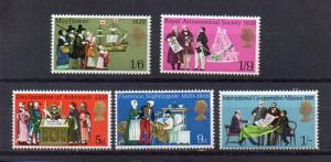 Great Britain 612-616 MNH
