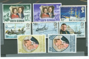 South Georgia #31-38 Mint (NH) Single (Complete Set) (Queen)