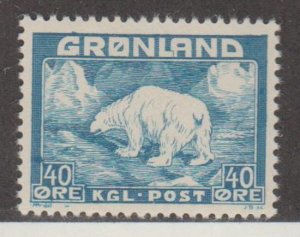 Greenland Scott #8 Stamp - Mint Single