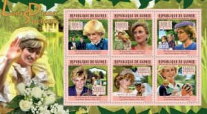 Guinea 2011 - 50th Anniversary of Lady Diana Spencer (1961-1997).