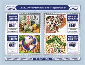 TOGO 2016 SHEET INTERNATIONAL YEAR OF LEGUMES tg16116a