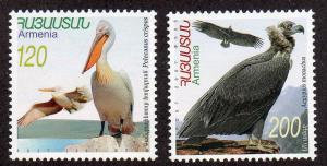 Armenia 768-69 - Mint-NH - Birds (2007) (cv $4.00)