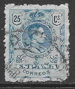 Spain 302: 25c Alfonso XIII, used, F-VF