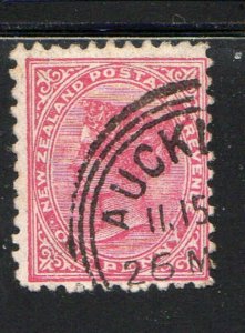 NEW ZEALAND #61  1882  1p       QUEEN VICTORIA   F-VF  USED  b