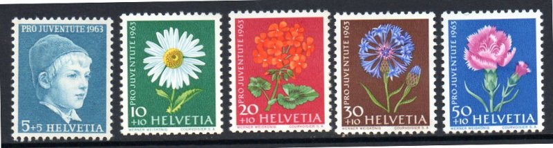 SWEDEN B329-B333 MH SCV $5.10 BIN $3.05 FLOWERS