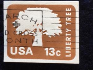 United States – 1975 – Single Cut Square Stamp – SC# U576 - Used