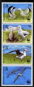 TRISTAN DA CUNHA - 1999 - Albatross - Perf 4v Strip - Mint Never Hinged