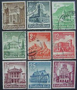 Germany, Scott B177-B185, Used set