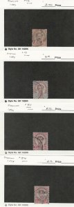 Thailand, Postage Stamp, #16, 17, 50, 54 Used, 1887-98, JFZ