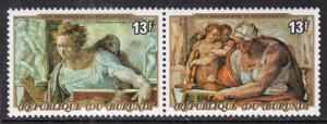 Burundi 486 Paintings MNH VF