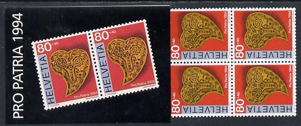 Booklet - Switzerland 1994 Pro Patria booklet complete an...