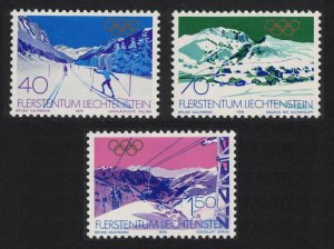 Liechtenstein Winter Olympic Games Lake Placid 1980 3v 1979 MNH SG#732-734