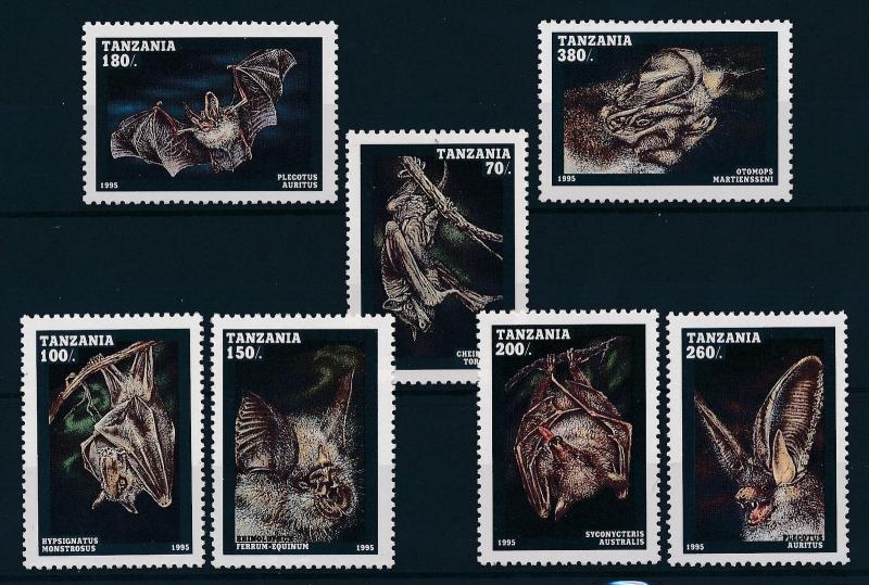 [26442] Tanzania 1995 Animals Bats MNH