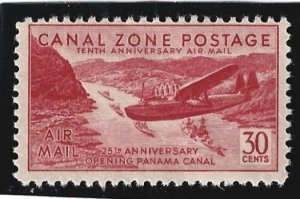 Canal Zone Scott #C19 Mint 30c  25th Anniv 2021 CV $17.50