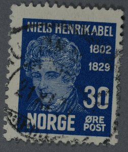 Norway #148 Used Fine Bright Dated Cancel Begins w/ 21 HRM