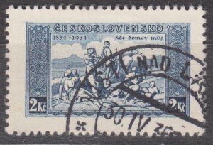 Czechoslovakia Scott #201b 1934 Cancelled