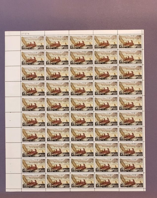 1207, Winslow Homer, Mint Sheet, CV $22.00