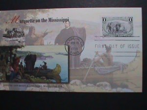 ​UNITED STATES-1998 SC#3209a FDC  MARQUETTE ON THE MISSISSIPPI MINT VERY FINE