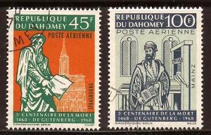 Dahomey  #  C 69 - 70  used  C T O .         A