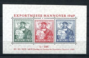 GERMANY AMERICAN BRITISH ZONE SCOTT 664a HANNOVER EXPORT SHEET PERFECT MNH