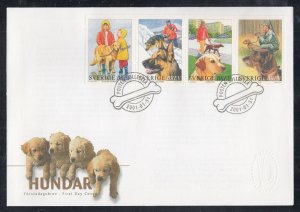 Sweden Scott 2408 FDC - Dogs