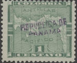 PANAMA #51  MINT NEVER HINGED  SINGLE   ( 1 )