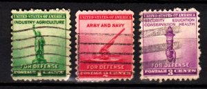 USA 899-901 (2) used set