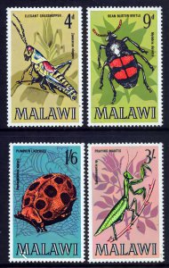 Malawi 1970 Sc#127/130a  INSECTS Set (4) + Souvenir Sheet MNH