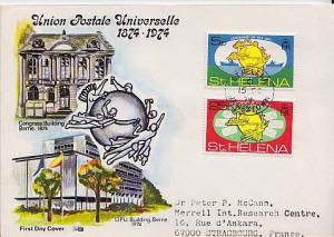 St. Helena, First Day Cover, U.P.U. Universal Postal Union